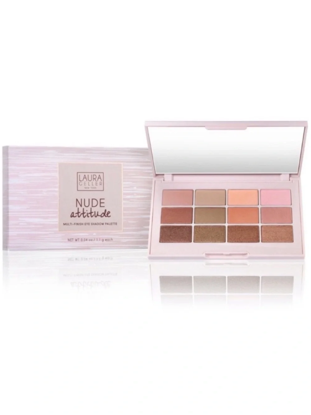 Laura Geller Nude Attitude Multi-Finish Eyeshadow Palette with 12 Eyeshadows